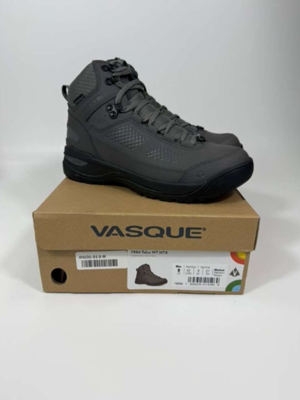 Vasque 7886 Talus WT NTX Shoes - Men's Castlerock Size 9
